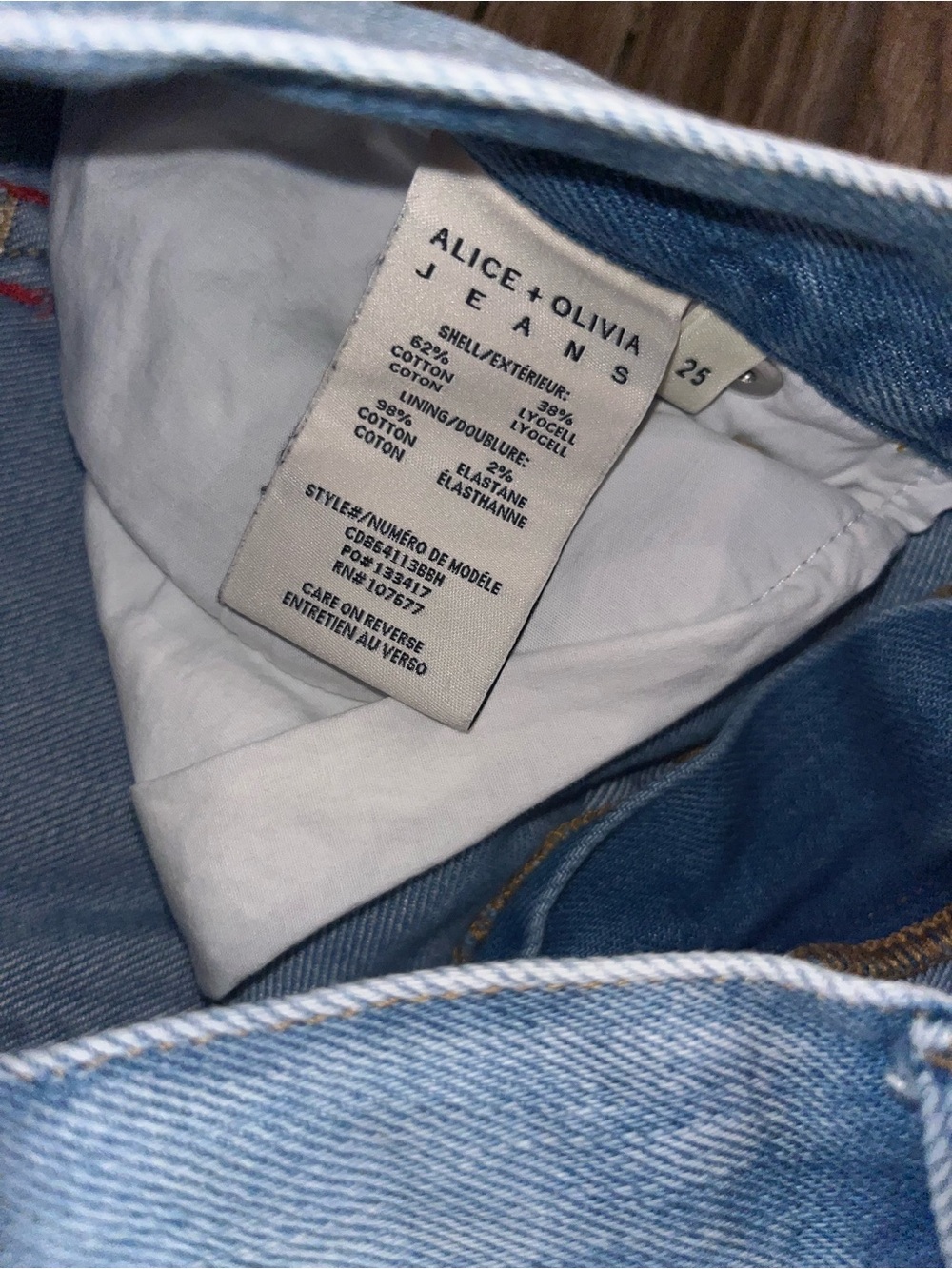 Alice + Olivia Cay baggy denim cargo pants - Picture 4 of 4